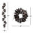 Faux Lighted Mixed Assortment Wreath