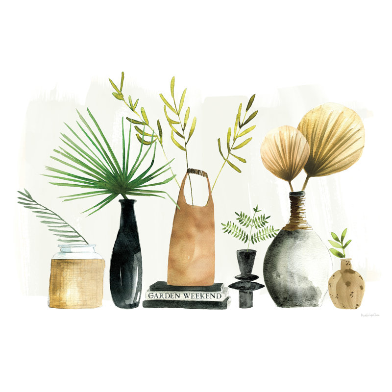 «Weekend Plants I» par Mercedes Lopez Charro - impression, H 32 po x l 48 po