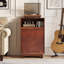 Solid Wood 34.05 " H Dowel Rack-1590855995