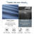 6" Outdoor Cushions For Patio Furniture, 22X24x6 Thick Seat Cushion Set Of 4, Fade Resistant Couch Chair Replacement Cushions High Density Deep Wicker Chair Cushion W/Removable Cover-1859395672