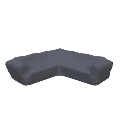 Croix L-Shaped Wicker Patio Sectional Sofa Cover