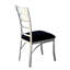 Microfibre et chaises d'appoint en métal