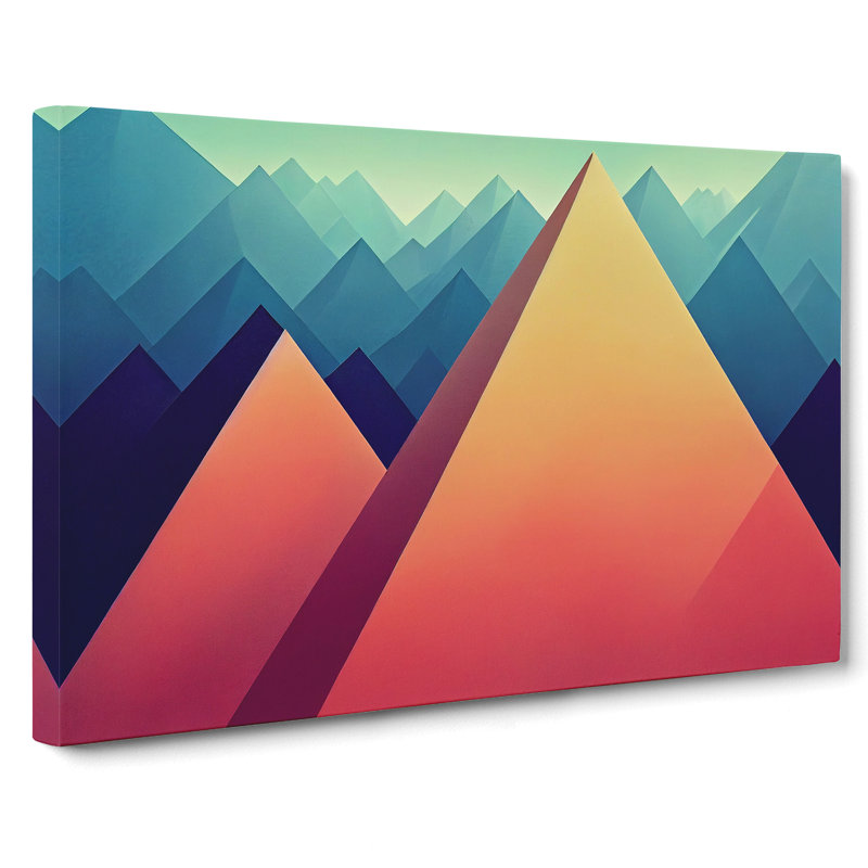 Pyramids Vol.2 - Wrapped Canvas, 50cm H x 76cm W x 3cm D
