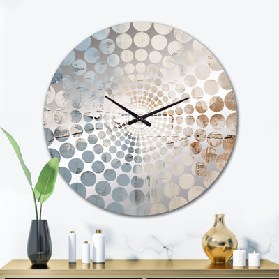 Maddax - Horloge murale paysage d'hiver