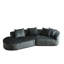 Canapé modulaire surdimensionné de 114 pouces - Chenille 4 avec siège large et profond, excellent support, 4 coussins pour le canapé du salon-642465705-642465704