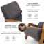 Fauteuil large de 27 po Calonia-592419248