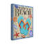 «Lifes a Beach» par Drystan, impression sur toile tendue-27490777