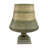 Santara Glass Aluminum and Stone Jar Shaped Table Vase for Flowers