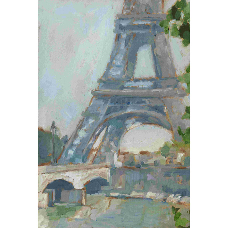 Vue impressionniste de Paris II, H 18 po x l 12 po