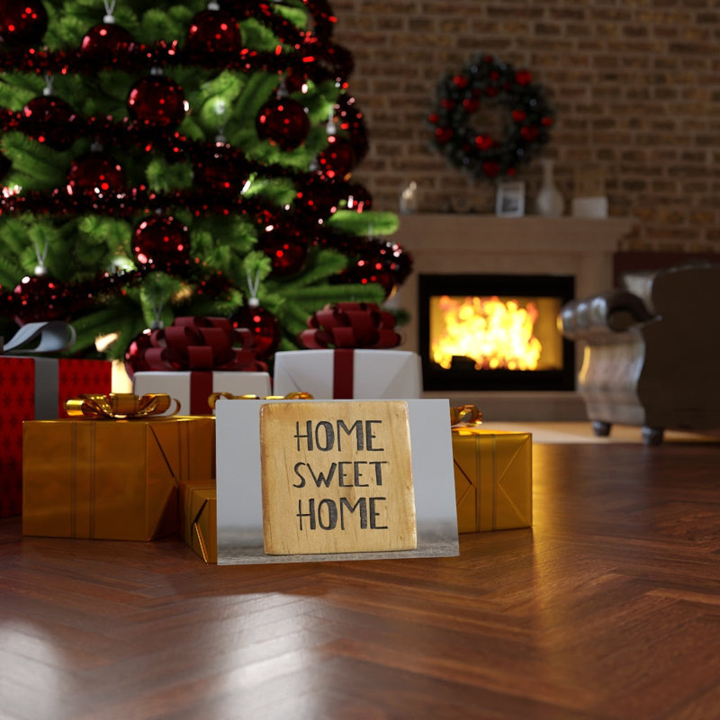 Home Sweet Home - Wrapped Canvas Print, 30cm H x 46cm W