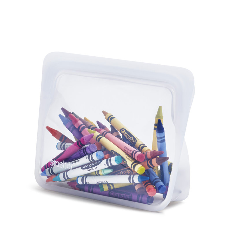 Stasher Stand-Up Bag Mini, Clear
