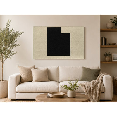 Utah State Silhouette - Paysage, art mural sur toile