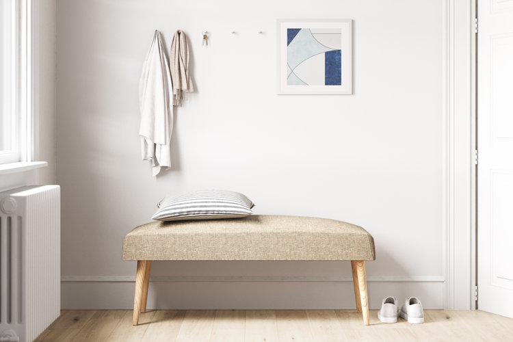 Streamlined, minimalist entryway with basic essentials.
