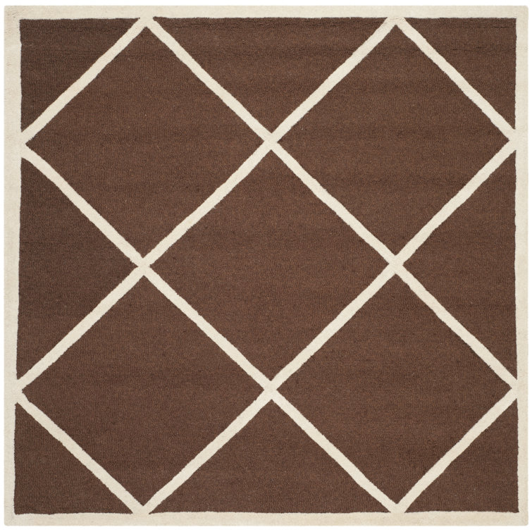 Sanyla Hand Tufted Wool Geometric Rug