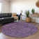 Premium Machine Washable Cerrito AMF574 Purple Rug