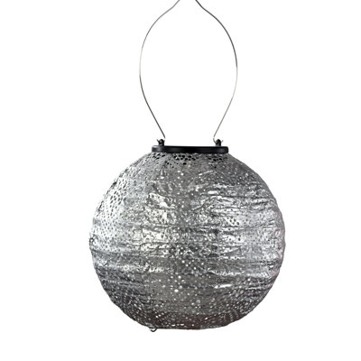 Round Topaze Lantern, Silver
