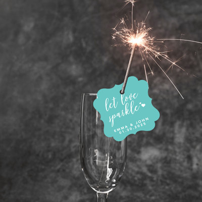 Cadre personnalisé sur mesure Let Love Sparkle