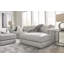 Repose-pieds standard rectangulaire en similicuir de 50 po de largeur Ehitan