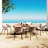 7 Pieces Patio Dining Set-838925340