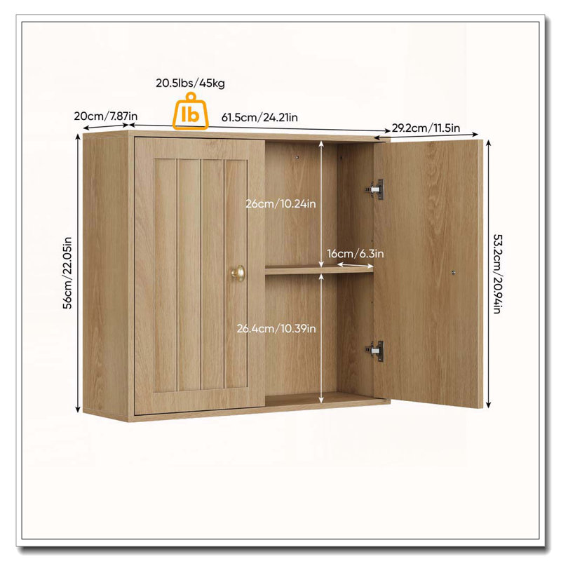 Armoire de salle de bain murale