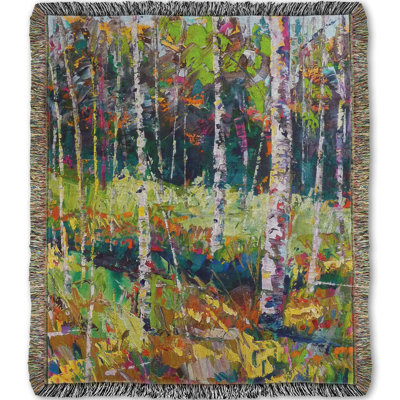Woven Throw Blanket, Dreamscape by Jeff Boutin