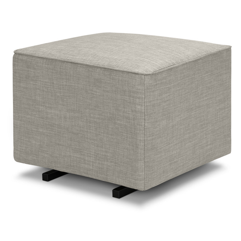Universal 22" Square Standard Ottoman,  Performance Gray 100% Polyester