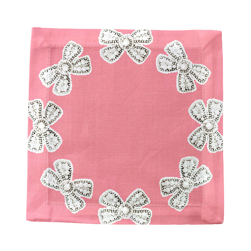 Square Napkins, Pink