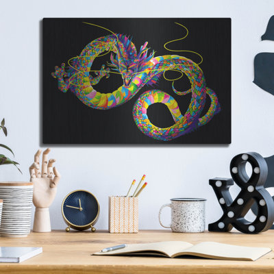 Luxe Metal Art 'Chinese Dragon' By Bob Weer, Metal " Chinese Dragon " by Bob Weer