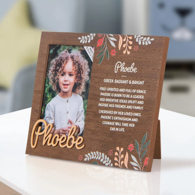 Hazella Tan Solid + Manufactured Wood Picture Frame