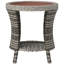 Table basse d'extérieur en osier pour patio et terrasse | Idée de cadeau-897784548