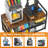 3D Printer Table With Filament Storage Rack, Heavy Duty Table Holds 3D Printer, Spools, Filament Dryer, Metal Spool Holder For PLA/ABS/TPU/Nylon, Filaments Organized For Printing Station, Office