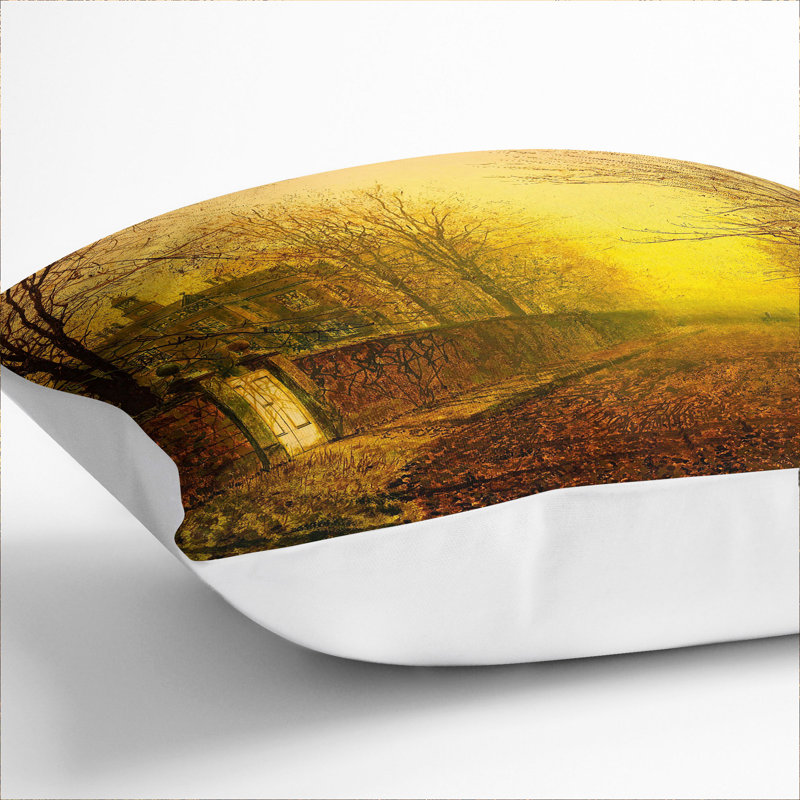 Square Cushion, 40cm H x 40cm W x 15cm D, White