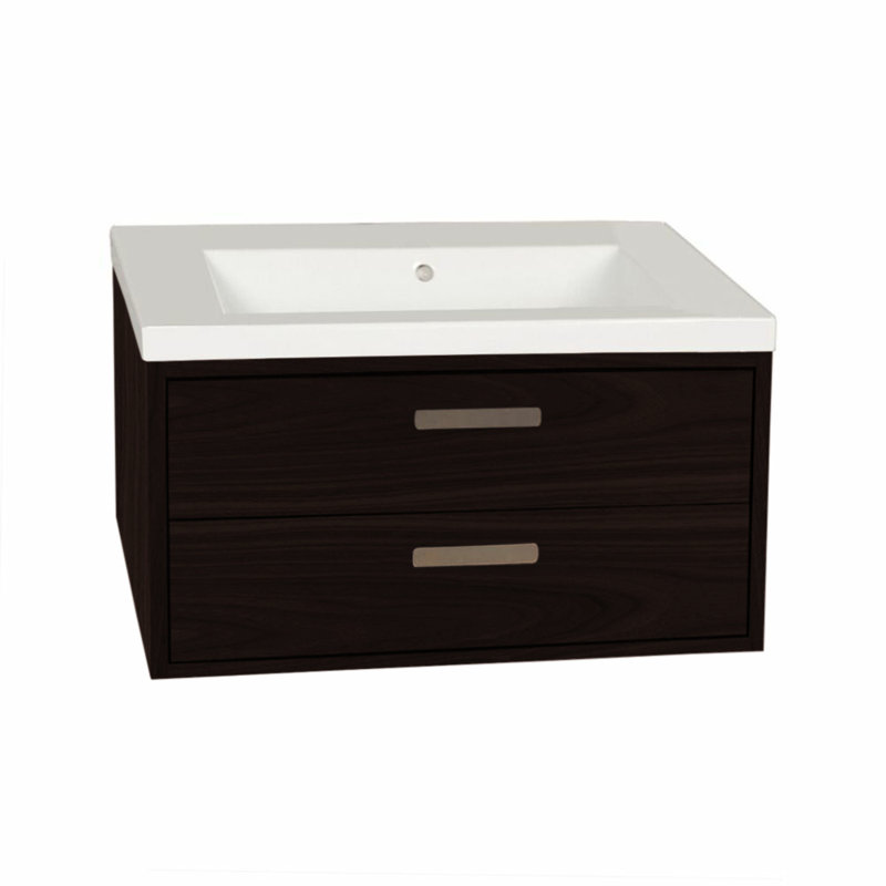 Aquasei 31'' W Single Bathroom Vanity Base, Wenge