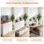 Armoire pour lit double pleine grandeur avec matelas pliable et station de charge, blanc-821341920