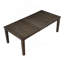 Table de salle à manger classique classique avec meuble de salle à manger rectangulaire en bois amovible