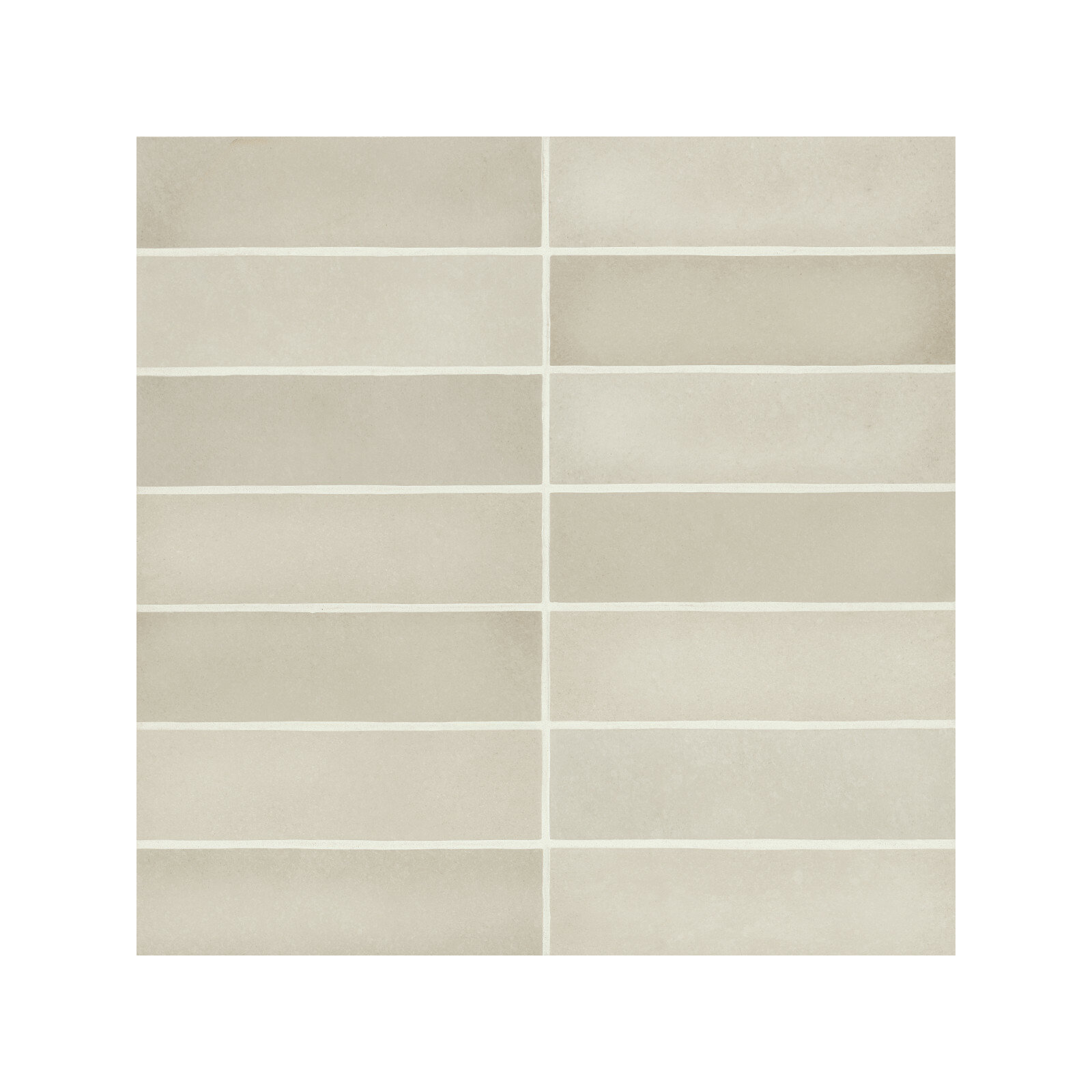 Makoto 2.5" x 10" Ceramic Tile, Kumo Gray