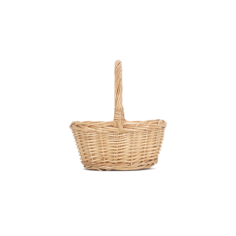 Mini Oval Shopping Wicker Basket