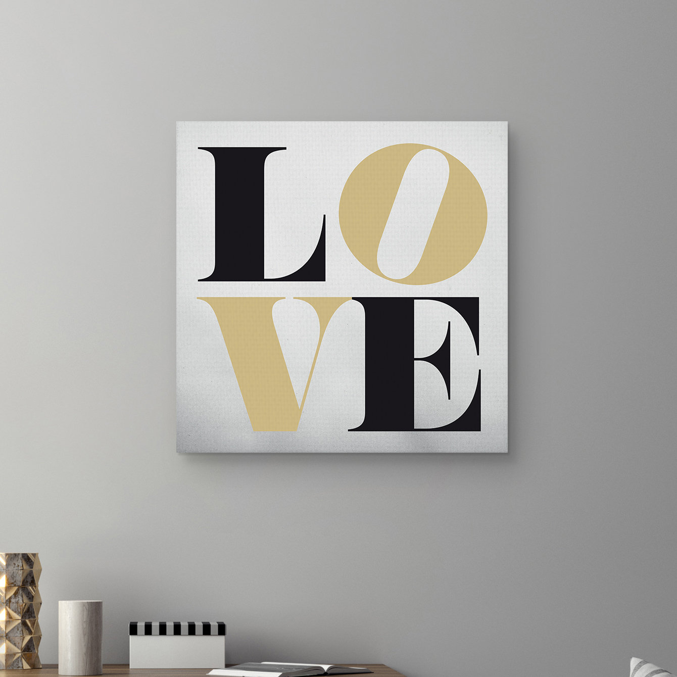 Latitude Run® Love by Belle Maison - Wrapped Canvas Textual Art Print ...