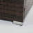Outdoor Rectangle Fire Pit Table with Propane Tank Cover