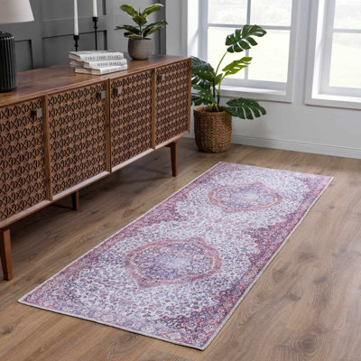 Performance Washable Oriental Indoor Rug