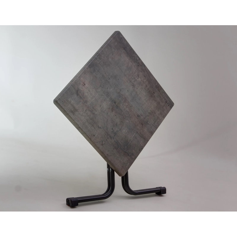 Bernardo Folding Dining Table, Concrete