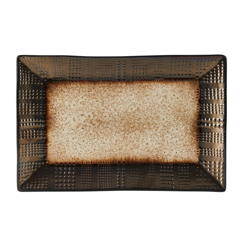 Plateau rectangulaire Gourmet Basics par Mikasa Verona, 13,75 po