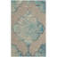 Brennan Hand Tufted Wool/Cotton Geometric Rug in Grey-22261240