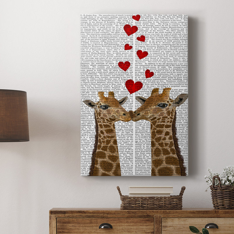«Love is in the Air Collection B» - galerie personnalisée enveloppée Cavas, H 18 po x l 12 po
