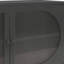 Large armoire d'appoint 2 portes avec verre cannelé-1373489408