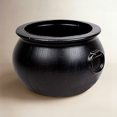 Plastic Cauldron Halloween Bucket Accent