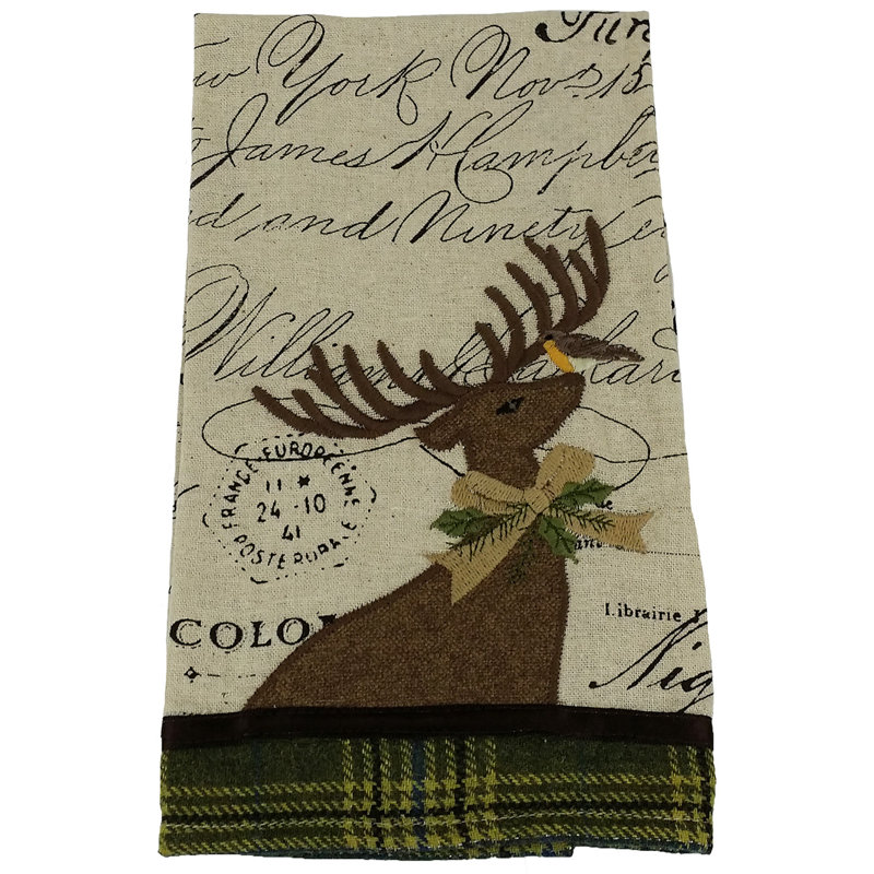 Serviette avec suède et thé Samora