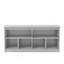 Buffet viennois de 62 po en blanc