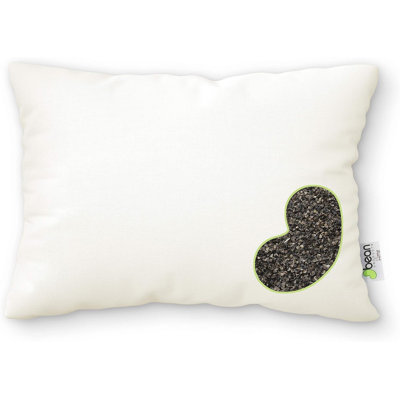 Organic Buckwheat Bed Pillow - Organic Cotton Fabric and Fill Soft Pillow for Deep Sleeping