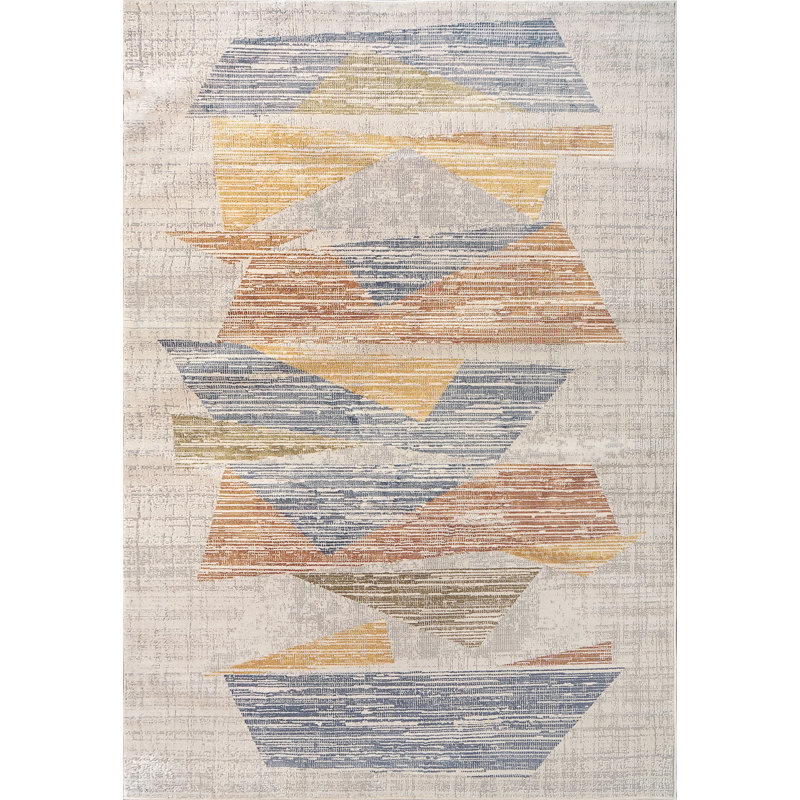 Elixir Geometric Indoor Rug, Rectangle 6' x 9'